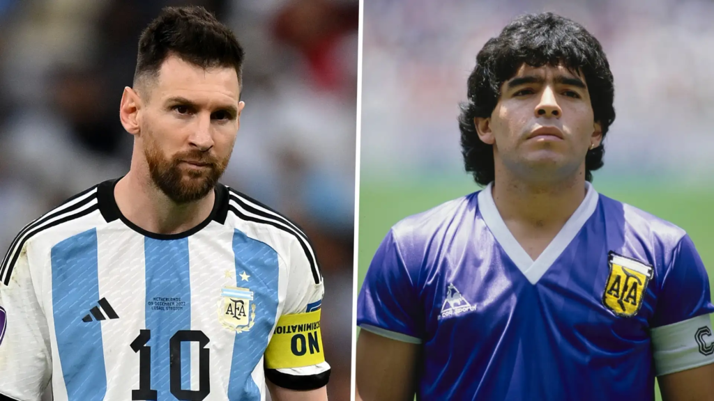 Comparisons with Diego Maradona