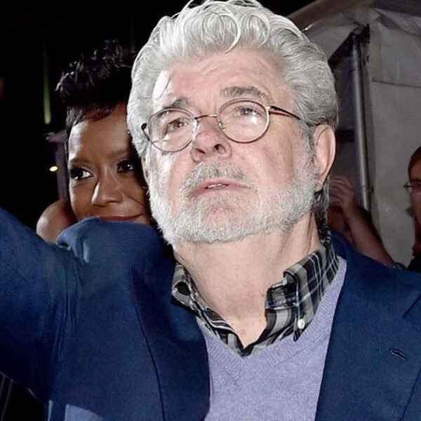 George Lucas smiling at an event — legendary filmmaker known for Star Wars, with a net worth of $10 billion in 2025.
