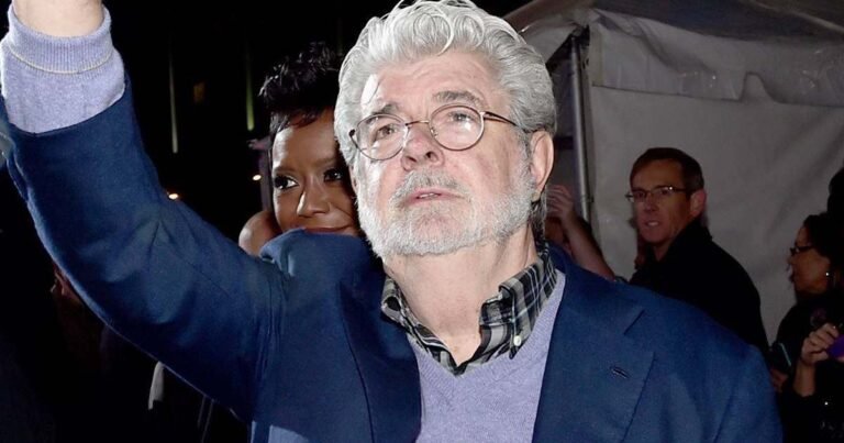 George Lucas smiling at an event — legendary filmmaker known for Star Wars, with a net worth of $10 billion in 2025.